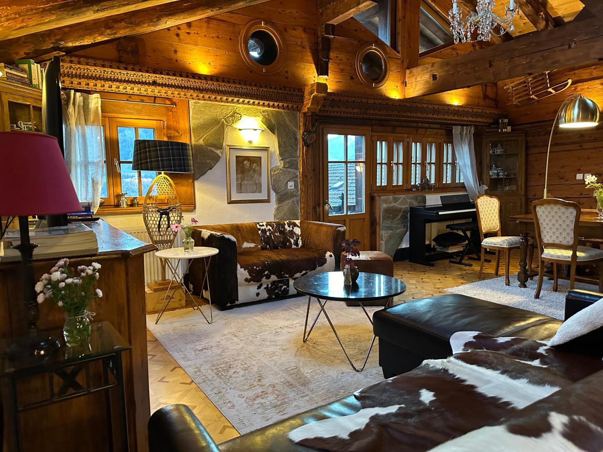 Chalet Rayon De Soleil Gryon Villars Buitenkant foto