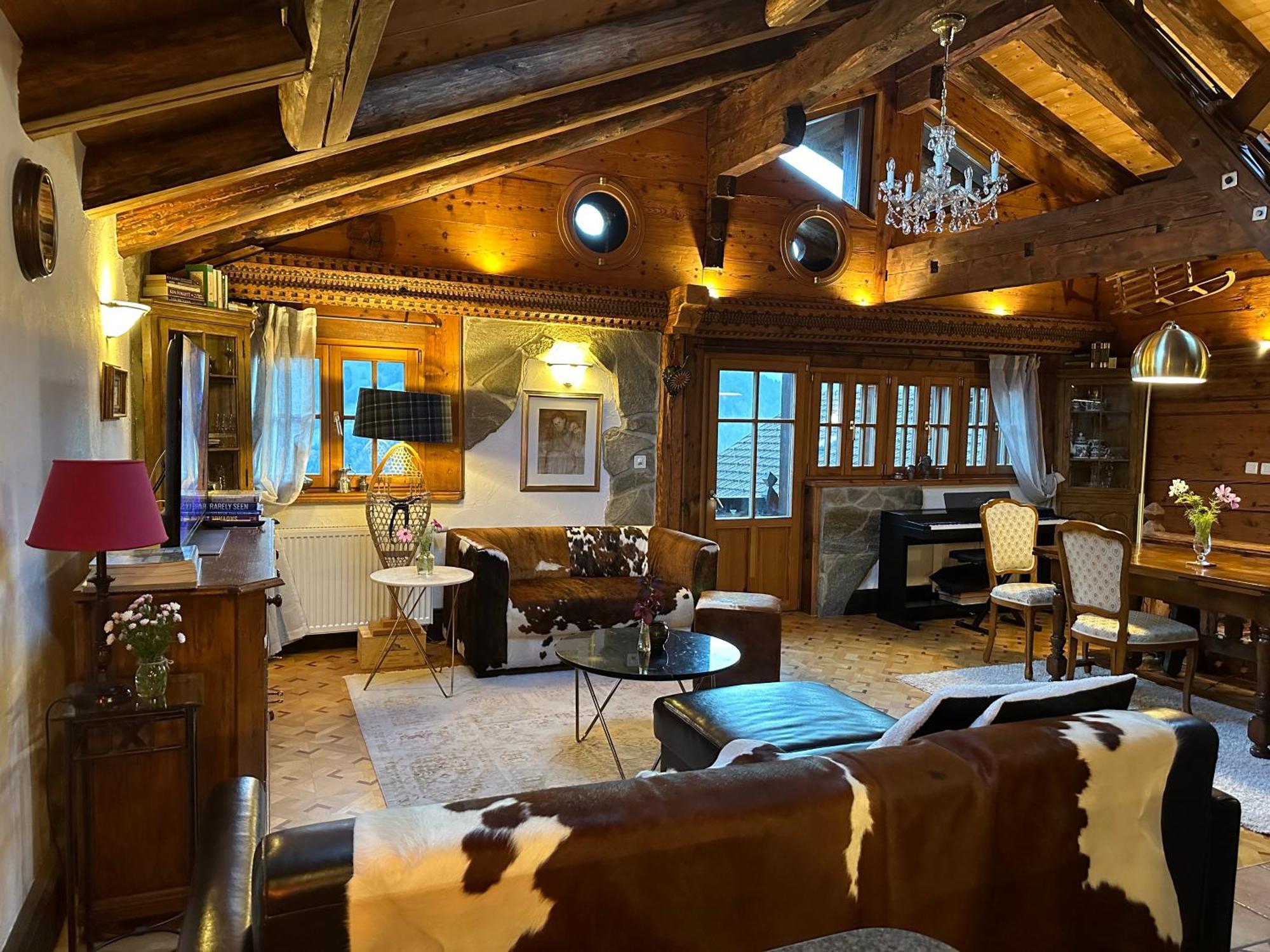 Chalet Rayon De Soleil Gryon Villars Kamer foto