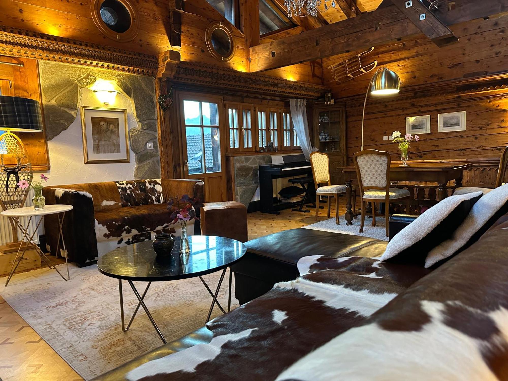 Chalet Rayon De Soleil Gryon Villars Kamer foto